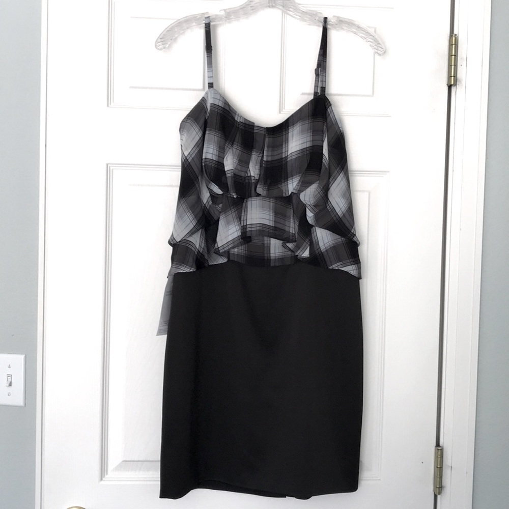 BCBGMAXAZRIA Draped Cami & Pencil Dress